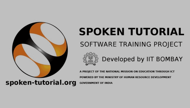 Spoken Tutorial Training certificate
